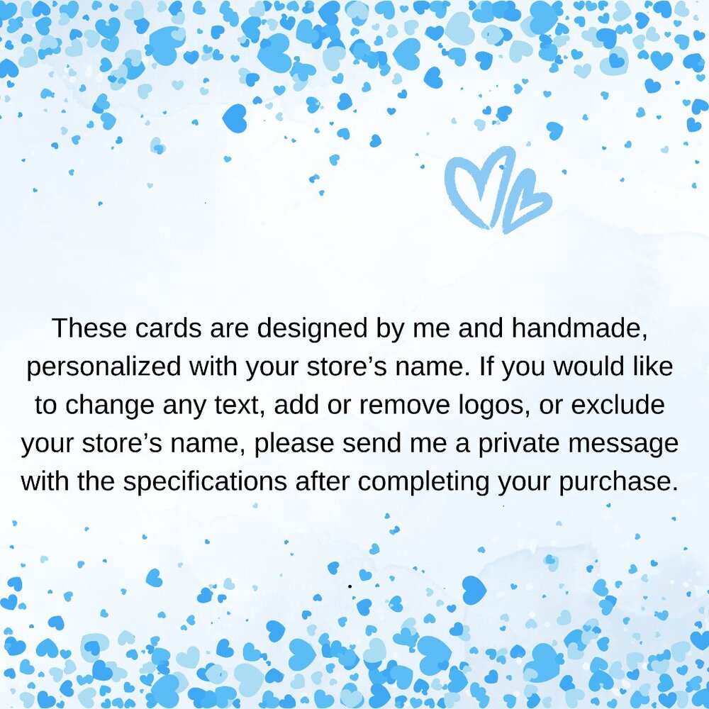 60 Poshmark Shopping Thank You Cards 4 x 2.8 - Picture 4 of 7